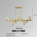 Ljojo Modern Minimalist Luxury Coffee Shop Bar Counter Glass Nordic Lighting Fixtures