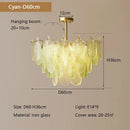 Modern Luxury Glass Living Room Pendant Lights | French Retro Chandelier by Ljojo