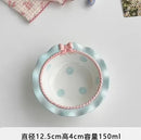 Ljojo Mini Pink Cutlery Set with Dessert & Fruit Plates & Bow-Shaped Meal Plate