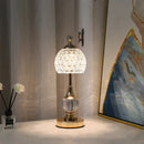 Ljojo Metal Crystal Acrylic Table Lamp - Retro Nordic Bedroom Decor