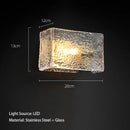 LED Pink Clear Glass Chandelier Stylish Designer Texture for Staircase Decor by Ljojo