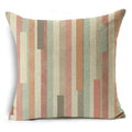 Ljojo Mandala Graffiti Cushion Cover 45x45cm Linen Pillow Case for Sofa Bed Decor