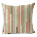 Ljojo Mandala Graffiti Cushion Cover 45x45cm Linen Pillow Case for Sofa Bed Decor