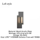 LED Wall Lamps Modern Acrylic Art Lights Warm White for Bedroom Living Room - SANDYHA Nordic by Ljojo
