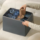 Ljojo™ Shoe Storage Box: Foldable Dust-proof Organizer for Wardrobe and Socks