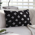 Ljojo 30x50 Black Cushion Covers for Sofa, Chair, and Bed Decor