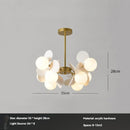 Nordic Colorful Living Room Chandelier Magic Bean Designer Modern Simple Light Luxury Ljojo