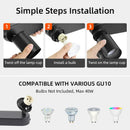 Ljojo LED Chandelier Ceiling Light for GU10 Bulb Replacement