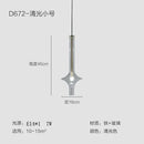 Ljojo Glass Tube Pendant Light Modern Dining Room Chandelier Kitchen Hanging Lamp