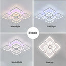 Ljojo LED Pendant Chandelier with Remote Control Dimmable Lighting