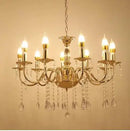 French Gold Iron Art Pendant Lantern Pavilion Wedding Props Ljojo