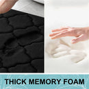 Ljojo Memory Foam Bath Mat Ultra Soft Non-Slip Water Absorbent Shower Rug