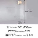 Floor Lamp Rotatable Bedside Lighting DIY Adjustable Ambience Mood Light for Bedroom Living Room Decoration by Ljojo