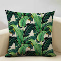 Exotic Tropical Leaf Pattern Pillow Covers by Ljojo - Perfect for Sofa, Bedroom, and Car