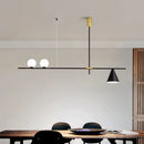 Ljojo Modern Glass Ball Pendant Light LED Chandelier Stylish Nordic Dining Room Decor