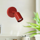 Ljojo Macaron Iron Wall Lamp: Modern Nordic Rotatable LED Light for Home Decor