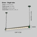 Ljojo Industrial Retro Glass Pendant Lighting for Office Bar Dining Room - LED Hanging Fixture