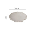Ljojo Lotus Leaf Ceramic Dinner Plate Set - Japanese Style Tableware