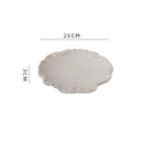 Ljojo Lotus Leaf Ceramic Dinner Plate Set - Japanese Style Tableware