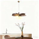 Rattan Glass Ceiling Chandelier Modern Boho Chic Lighting by Ljojo