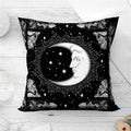 Ljojo Mandala Sun Moon Pillowcase: Bohemian Sofa Cushion Cover