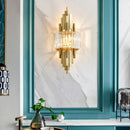 Nordic Luxury Crystal Wall Lamp Sconce Light for Living Room by Ljojo