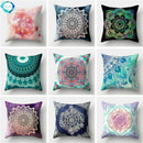Ljojo Mandala Pattern Polyester Cushion Cover for Stylish Home Decor
