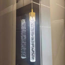 Modern Crystal Chandelier LED Light Fixture for Bedroom Living Room - Ljojo