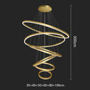 Large Chandelier Light Modern Luxury Staircase by Ljojo
