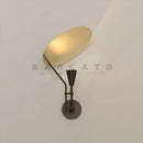 Adjustable LED Wall Lamp Sconce for Reading Bedroom Living Room Study, Ljojo Brass Lights