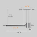Ljojo Minimalist Pendant Chandelier for Kitchen Island
