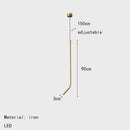 LED Chandelier Pendant Lamp Kitchen Dining Room Black Gold Wire Adjustable Ljojo