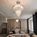 Ljojo Luxe Murano Crystal Chandelier for Villa Staircase Hall & Living Room