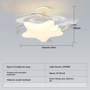 Children LED Ceiling Fan Light | Modern Eye Protection Pendant Lamp by Ljojo