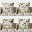 Faithful Butterfly Motif Cushion Cover - Ljojo Brand
