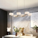 Modern Invisible Fan LED Chandelier for Living Room Dining Tables by Ljojo
