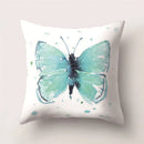 Butterfly Print Decorative Cushion Cover 45X45CM Sofa Polyester Pillow Case for Home Decor