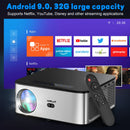 Ljojo™ WiFi 6 Bluetooth 5.1 4K Video Projector 1100ANSI Auto focus Portable Home Projector