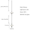 Ljojo Luxury LED Ceiling Chandelier for Home Decor