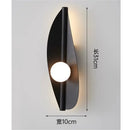 Leaf Shape Iron Art Wall Light Decorative LED Acrylic Night Light for Hallway Staircase Bedroom by Ljojo