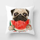 Cute Pug Bulldog Pillowcase for Living Room Decor - Ljojo Home Decor