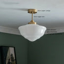 Ljojo Milky White Glass LED Pendant Chandelier - Modern Home Decor Light
