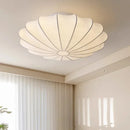 Ljojo Minimalism White Ceiling Chandelier Art Decor Light - Nordic Silk E27 Led Lamp