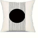 Ljojo Minimalist Round Printed Pillowcase Cover