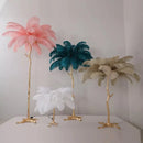 Ljojo Feather Floor Lamp: Luxury Standing Tree Light for Bedroom & Living Room Decoration