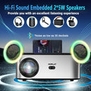 Ljojo™ 25000 Lumens Android 4K 8K Home Theater Projector, 1000ANSI Full HD, Auto Keystone