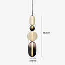 Modern Colorful Glass Pendant Chandelier Light for Loft Living Room - Ljojo