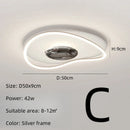 Nordic Design LED Ceiling Pendant Light | Metal Silver Chandelier for Home Decor | Ljojo