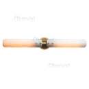 Ljojo LED Wall Sconce Copper Gold White Minimalist Art Deco Wall Light