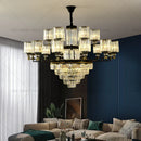 Ljojo Luxury Crystal Chandelier: Modern Duplex Main Lighting for High-Grade Living Room